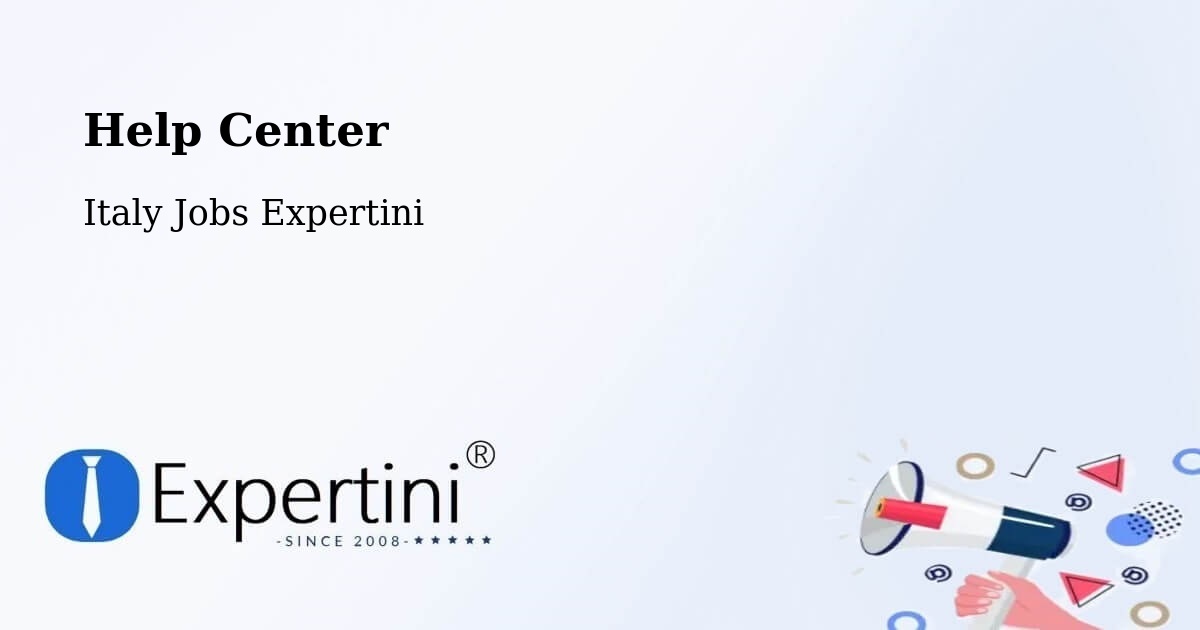 Help Center – Frisanco - Italy Jobs Expertini